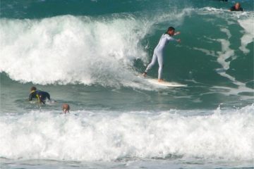 Tel Aviv beach - surfers